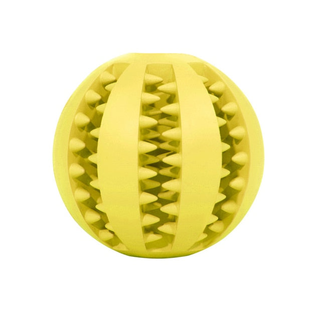 Rubber Ball Chewing Pet Toy